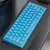 MUCAI MK61 USB Gaming Teclado Mecânico 61 Teclas Interruptor Vermelho Cabo Dest