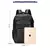 Mochila de carregamento USB de couro PU para homens, mochilas grandes para lapto - loja online