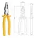 Alicate Universal Profissional Tramontina Master 8 Polegadas - comprar online