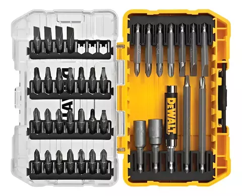 Jogo de Bits e pontas para parafusar 1/4 37 peças Dewalt DW2163