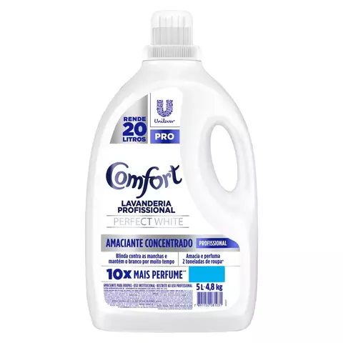 AMACIANTE CONCENTRADO COMFORT PERFECT WHITE 5L