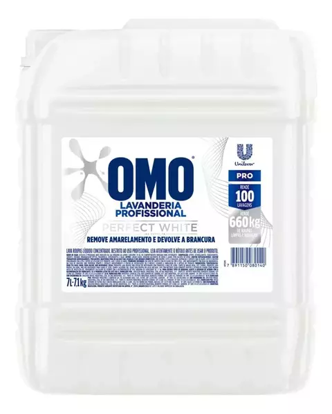 OMO PERFECT WHITE 7L SABÃO LIQUIDO
