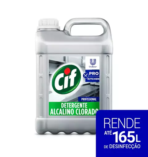 DETERGENTE CIF ALCALINO CLORADO SEM FRAGRANCIA PROKTCH 5L
