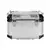 BAULETO BRAZ ATACAMA TOP CASE 43LT ACO ESCOVADO + BASE UNIVERSAL
