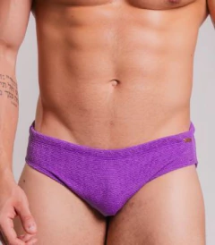 Sunga slim 7 roxo canelado - comprar online