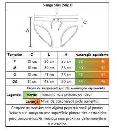 Sunga slim laranja canelado - SUNGAS FLORIPA