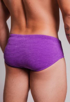 Sunga slim roxo canelado - SUNGAS FLORIPA