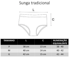 Sunga tradicional bicolor laranja e preto opaco premium - SUNGAS FLORIPA