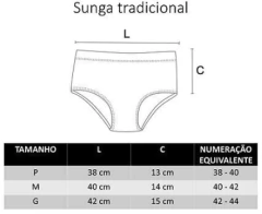 Sunga clássica vinho claro canelado - loja online