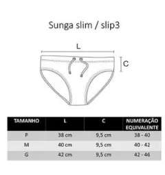 Sunga slim azul royal texturizado na internet