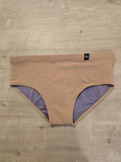 SUNGA CLÁSSICA 12 cm bege canelado - comprar online