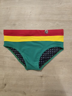 SUNGA CLÁSSICA 12 cm tricolor - vermelho, amarelo e verde - comprar online