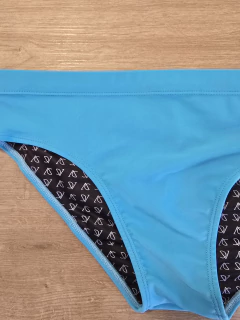 SUNGA SLIM 8 cm - azul turquesa na internet