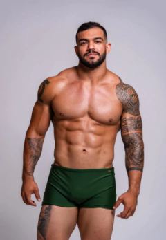 Sunga boxer verde - SUNGAS FLORIPA