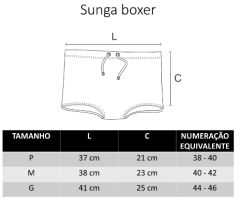 Sunga boxer preta na internet