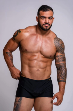 Sunga boxer preta - comprar online