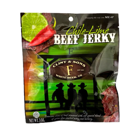 Chile-Limon Beef Jerky de Clint & Sons