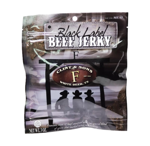 Black Label Beef Jerky de Clint & Sons