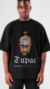 Tupac sharkur rapper camisa oversized - comprar online