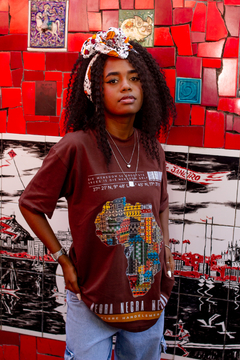 Camisa african oversized - loja online