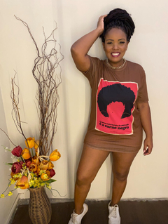 Camisa “A Carne” Elza Soares - NEGRA