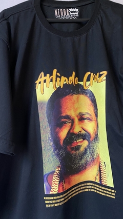 Camisa Arlindo Cruz “o que é o amor” - NEGRA