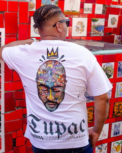 Tupac sharkur rapper camisa oversized na internet
