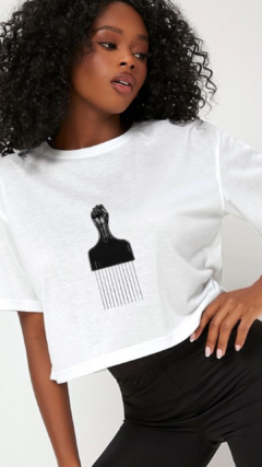 Croped negras (compre aqui e mande a estampa escolhida pelo wattsapp) - NEGRA