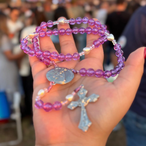 Terço Nossa Senhora - Rosa