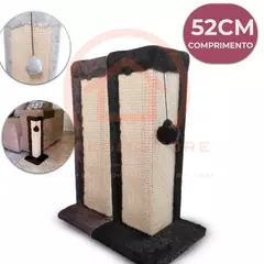Kit 2x Arranhadores Para Gatos de Canto Com Bolinha Interativa