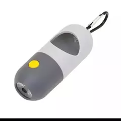 Kit Cata Caca com Lanterna Porta Saquinho Dispenser Refil Higiênico para Pets - loja online