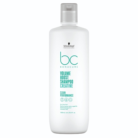 Shampoo Bonacure Clean Performance1l Volume Boost - volume para fios finos