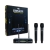 Microfone Duplo Sem Fio Santo Angelo Uhf 100 Canais Sas2311 - comprar online