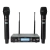 Imagem do Microfone Duplo Sem Fio Santo Angelo Uhf 100 Canais Sas2311