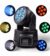 C A B E Z A L M O V I L 7 L E D X 1 2 W R G B W R O B O T I C O D M X 1 3 C A N A L E S D J