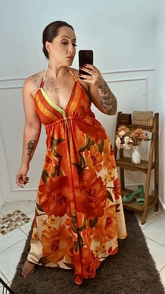 Vestido Floral Longo - comprar online