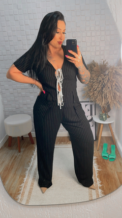 Calça Risca Giz - comprar online