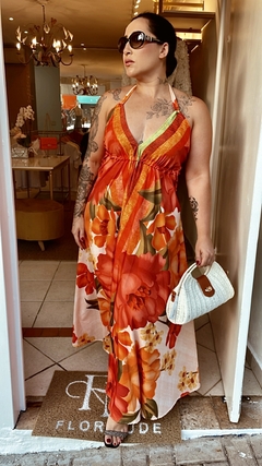 Vestido Floral Longo