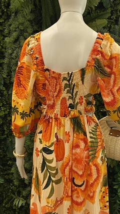 Vestido Longo Estampado na internet