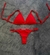 Bikini Mar Clásica Roja Less