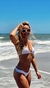 Bikini Sol Triángulo Blanca Texturada - comprar online