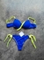 Bikini Mar Azul con Amarillo Fluo