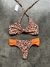 Bikini Sol Animal Print Less Alta Detalles Naranja - comprar online