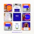 Plantillas Canva - EmprendePack BLUE WAVE POSTEOS en internet
