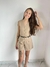 Conjunto colete com short alfaiataria
