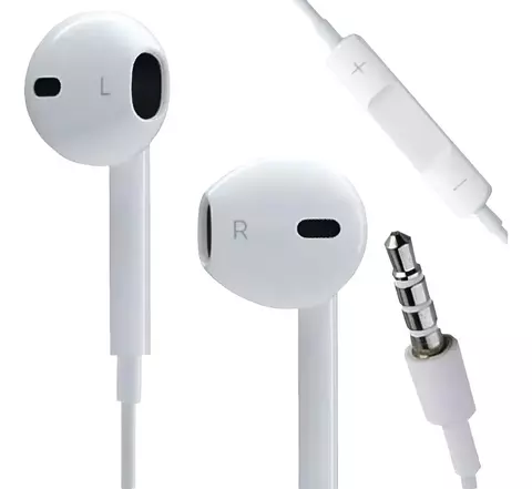 Fone De Ouvido P2 Estereo Com Microfone E Vol Pmcell Fo-15 Cor Branco