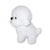 Cachorro de Pelúcia Sentado Poodle Branco Fofy Toys - PLUFFIE
