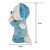 Ursinho de Pelúcia que Reza Fofy Toys Pijama e Gorro Azul - comprar online