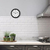 Relógio de Parede Eurora Decorativo Cozinha Preto - PLUFFIE