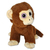 Macaco de Pelúcia Fizzy Toys FC2808 Marrom Escuro Tofu - comprar online